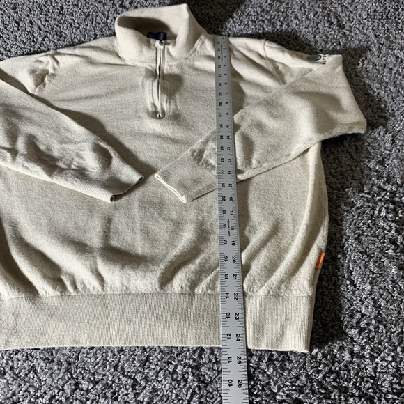 Stitch Golf Sweater Mens XL Wembley Italian Luxe Merino Pullover Casual - Picture 5 of 8